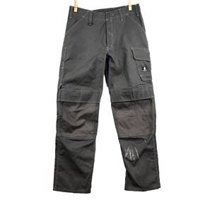 Mascot Cargo Pants Mens 35x32* Canvas Knee Pad Pocket Carpenter Workwear Utility